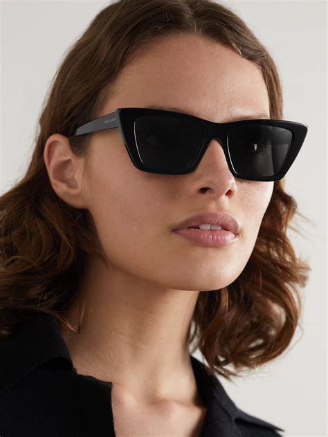 ysl 54mm cat eye sunglasses|oversized YSL sunglasses.